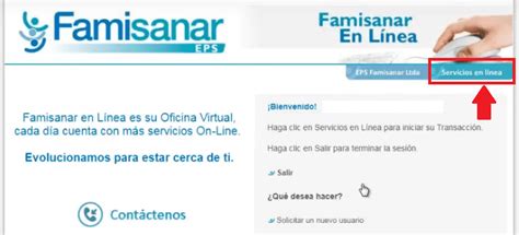 www.famisanar.com citas|Famisanar en Linea